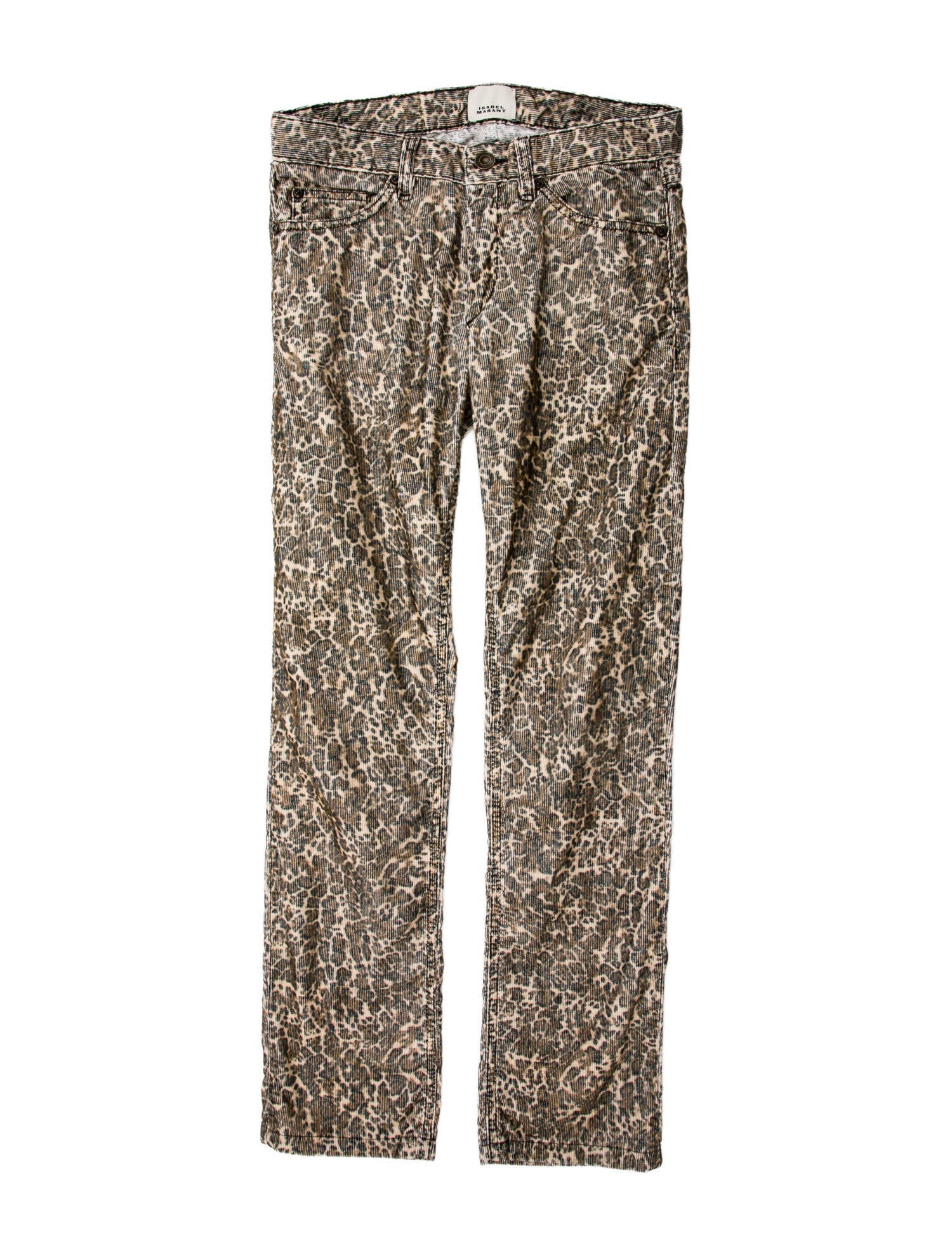 Isabel Marant Printed Straight Leg Pants